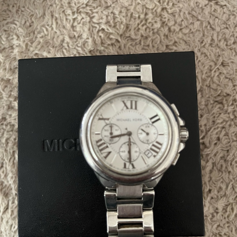 Michael Kors Silver Chronograph Watch